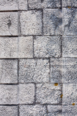 Old medieval stone fort wall texture
