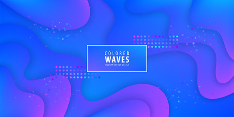 Fluid gradient shapes composition. Liquid color background design. Design posters. Vector illustration. Eps10