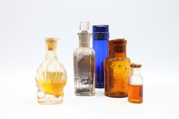 Antique Medicine Bottles, 1800s Victorian Era
