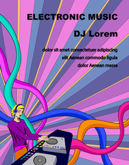 poster for Electronic Music Festival