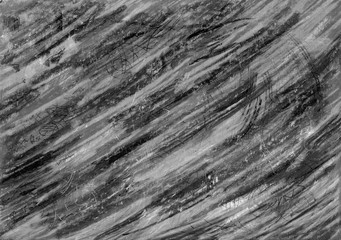 Abstract background with black and white stripes and strokes.