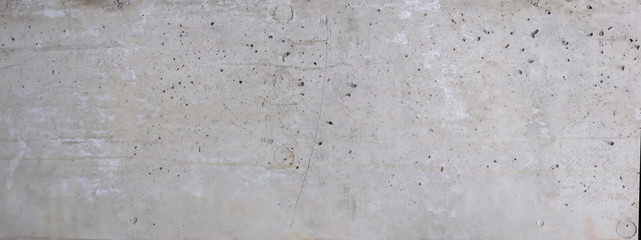 Panoramic concrete texture with formwork pattern and cracking