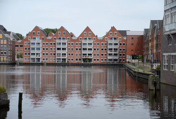 Fototapeta na wymiar Häuser in Hoorn, Holland