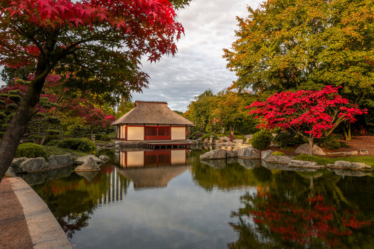 Germany, Hamburg, Japanese Garden at PLanten un Blomen