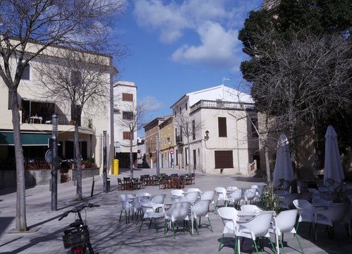Marktplatz von Son Servera auf Mallorca