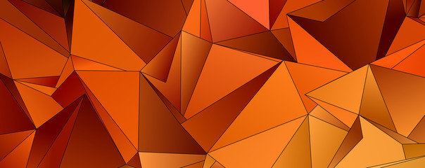 Abstract Low-Poly background. triangulated texture. Design 3d. Polygonal geometrical pattern. Triangular modern style