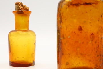 Antique Medicine Bottles, 1800s Victorian Era