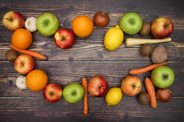 Vegetarian food - Fruits and vegetables