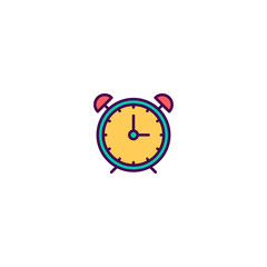 Alarm icon design. Essential icon vector design