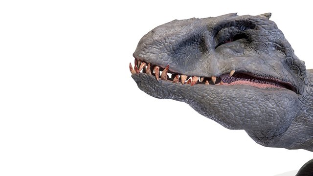 animal, indominus rex of backgorund, 3d render