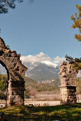 Ruins of Phaselis in Turkey