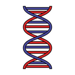 dna molecule science icon