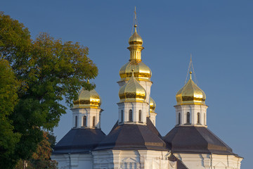 Fototapeta na wymiar Catherine's church in Chernigiv