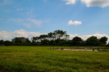 Normandy, France; 4 June 2014: Azeville battery. Placement of German batteries during the Second World War in Normandy, France.