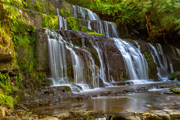 Fototapeta premium PIcturesque waterfall, Catlins, New Zealand