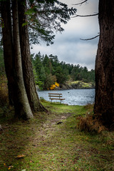 Opening to a place to reflect at the sea