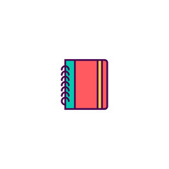 Notebook icon design. icon vector design