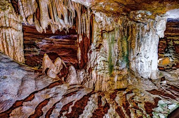 Pathway underground cave in forbidden cavers near sevierville tennessee