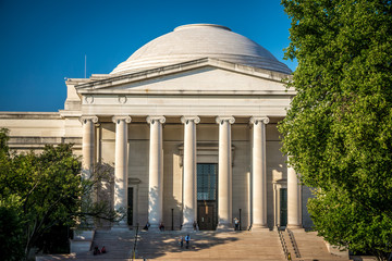 Washington dc city streets and historic architecture