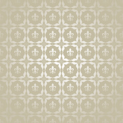 Fototapeta premium Silver wallpaper pattern