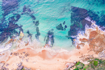 Naklejka premium Cronulla coastline aerial views