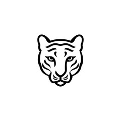 tiger head logo design
