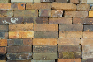 Abstract background. Old brick wall. Detailed texture