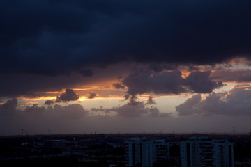 A crazy sunset in Israel Views of the Holy Land