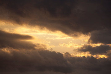 Obraz premium A crazy sunset in Israel Views of the Holy Land