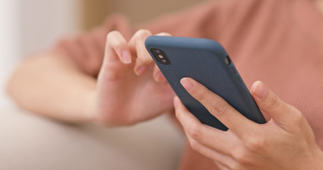 Use of smart phone at home