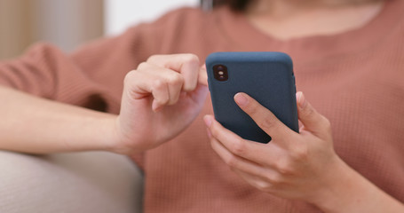 Use of smart phone at home