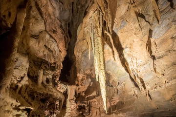 Pathway underground cave in forbidden cavers near sevierville tennessee