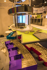 floor exhibits of various technology during event