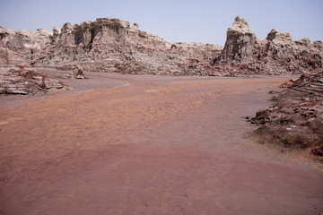 Landsacpe in Danakil