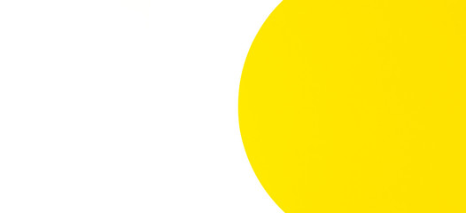 Abstract minimal geometric shape color paper banner background