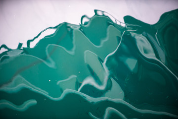 Beautiful reflection of the details of yachts in the port of Los Gigantes. Tenerife. Canary...