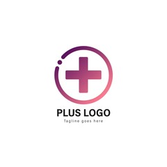 Medic logo template design. Medic logo with modern frame vector design