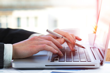 Accounting. Items for doing business in the office in the composition.