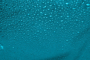 raindrops on glass, condensate 