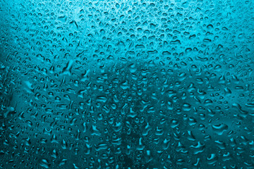 raindrops on glass, condensate 