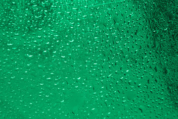 raindrops on glass, condensate 
