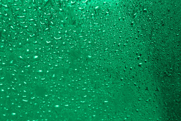 raindrops on glass, condensate 