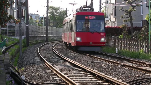 世田谷線　三軒茶屋　下車　裏面電車　駅