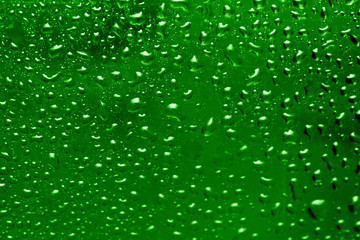 raindrops on glass, condensate 