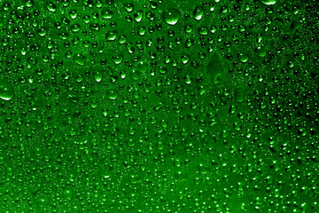 raindrops on glass, condensate 