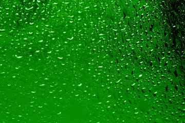 raindrops on glass, condensate 