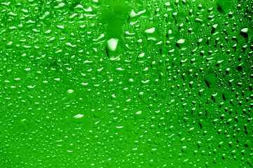 raindrops on glass, condensate 