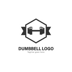 Fitness logo template design. Fitness logo with modern frame vector design
