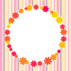 花の丸フレーム