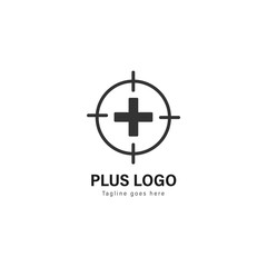 Obraz premium Medic logo template design. Medic logo with modern frame vector design